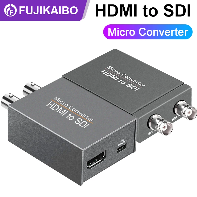 

3G SDI To HDMI-Compatible Converter Audio Video Adapter For Monitor VCR Camera Laptop PC TV Box PS3 PS4 HDMI To SDI BNC Adapter