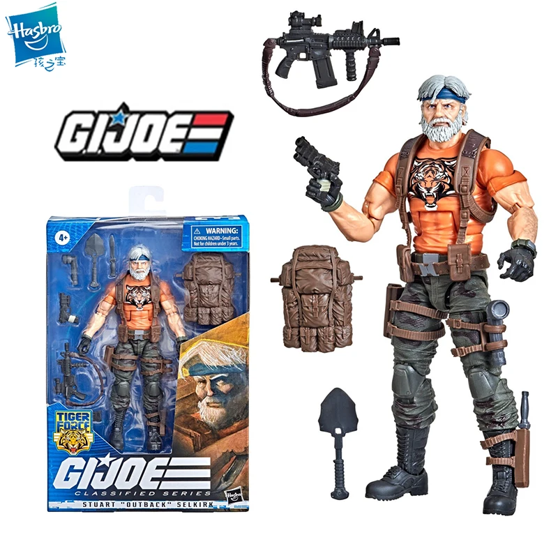 Hasbro G.I.JOE Классическая серия Tiger Force 039 Стюарт Аутбэк селкерк экшн-фигурка модель подарок игрушки подарки для детей Hasbro G.I.JOE Классическая серия Tiger Force 039 Стюарт Аутбэк селкерк экшн-фигурка модель подарок игрушки подарки для детей