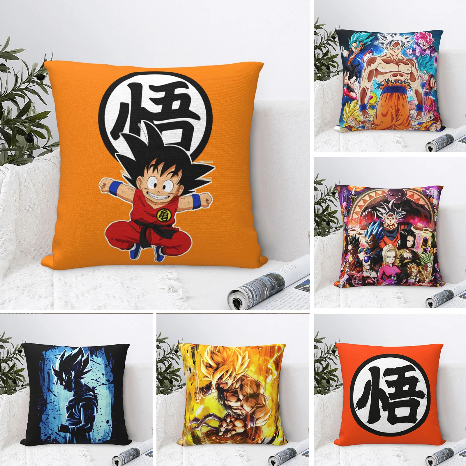 

Наволочка для диванной подушки Goku Kakarot