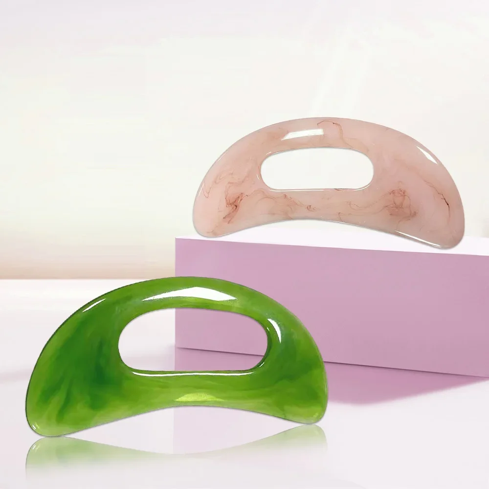 

Полимерная доска Gua Sha, инструмент для массажа мышц, скребок из смолы для лица, шеи, спины, тела, женские инструменты для массажа