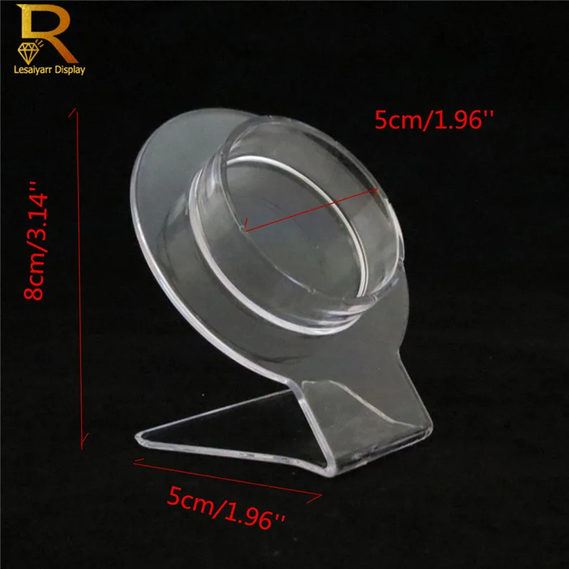 Оптовая продажа 10 шт Ясный Акриловый Витринный Шкаф Ювелирных изделий браслет