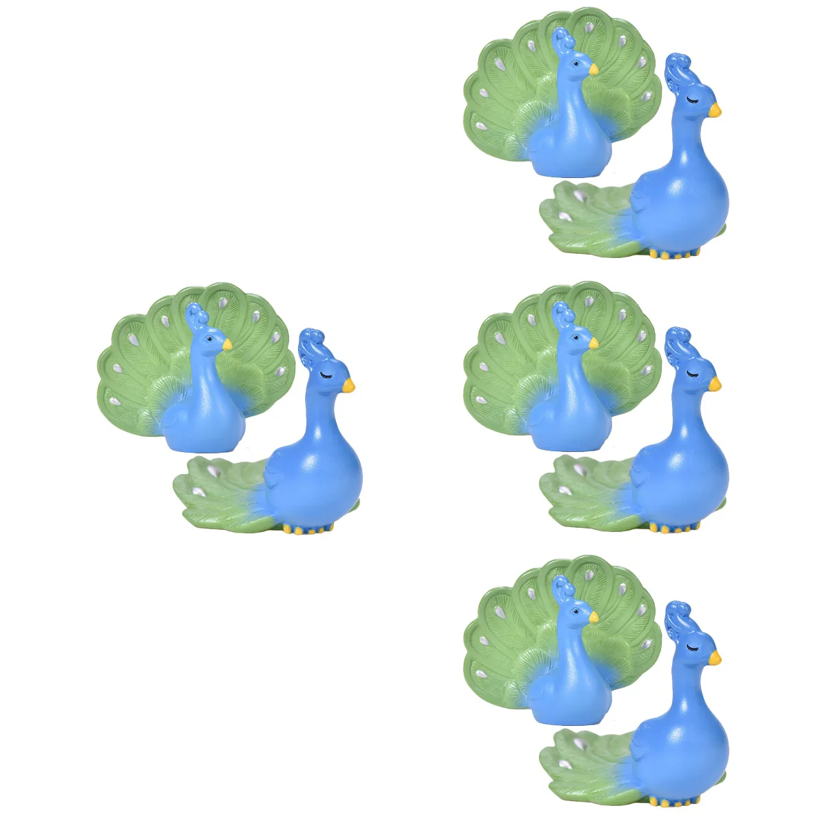 

8 Pcs Resin Figurine Miniature Figurines Statues Crafts Bonsai Decoration