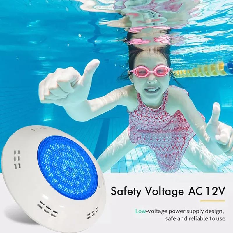 Luces De La Piscina PAR56 Светодиодные подводные лампы с изменением цвета 12 В Водонепроницаемые IP68 Настенные RGB светильники для бассейна УФ-анти-лампы для ПК (art.: 3920cf745ddce) - 3920cf745ddce