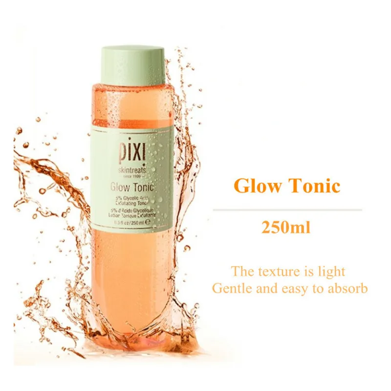 

Pixi 5% Glycolic Acid Glow Tonic Gentle Exfoliation Antioxidant Water-oil Balance Brightening Moisturizing Soothes Skin 250ml