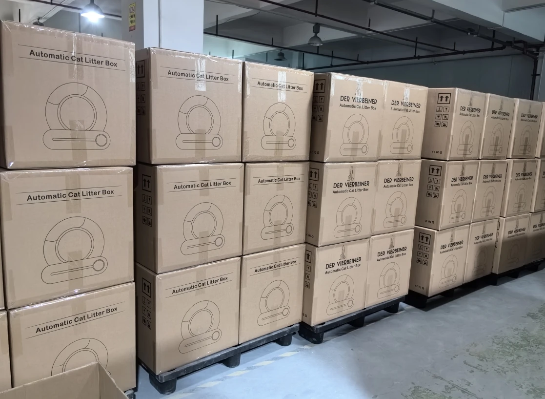 2024 автоматический умный ящик для кошачьего туалета с управлением через