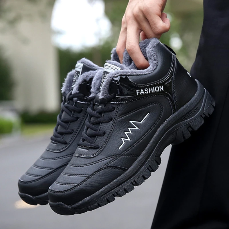 

рабочие кроссовки тактические ботинки трекинговые ботинки рабочие ботинки Мужские ботинки на платформе, зимние модные ботинки для пар с кр...