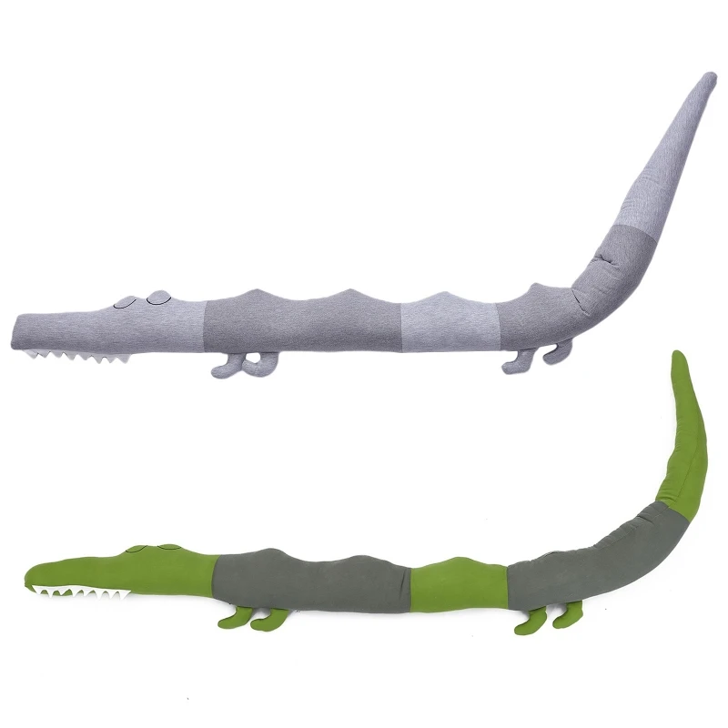 

Cute Cartoon Crocodile Baby Bed Surrounding Comforting Pillow Newborn Children Bed Bumper Infant Crib Fence Cotton Cushion Kids