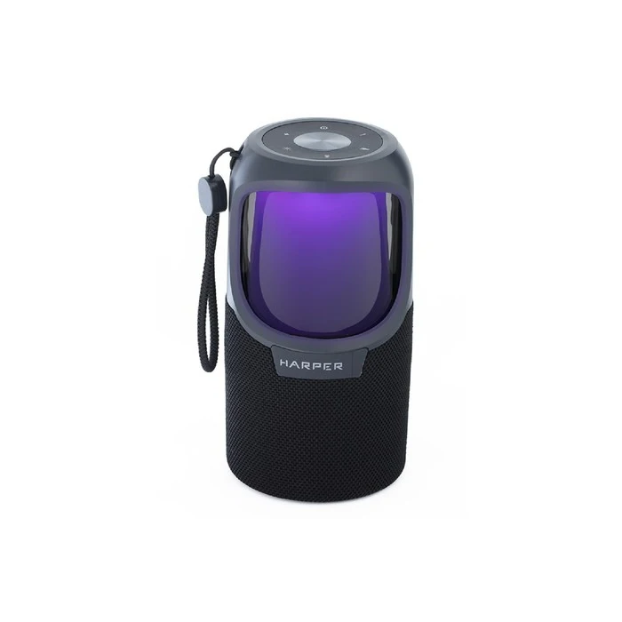 Портативная колонка Harper PSL-021 10 Вт 2200 мАч microSD подсветка AUX IPX6 черная 7830734 |