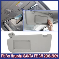 car interior sun visor replacement car accessories front windshield sun visors with mirror fit for hyundai santa fe cm 2006 2009