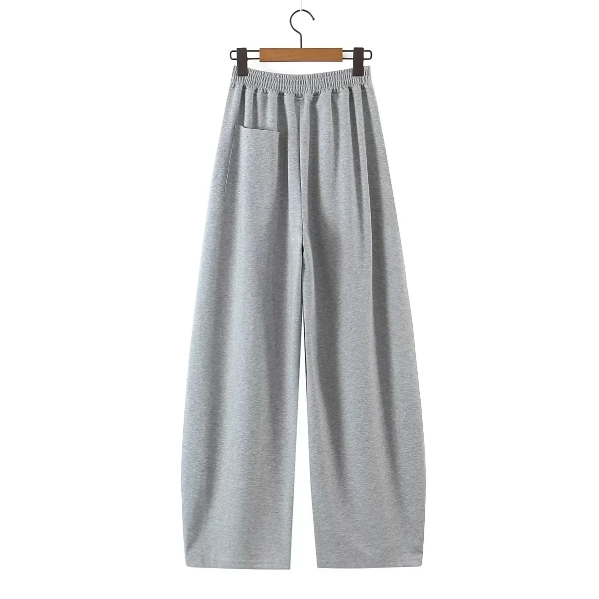 Withered 2023 Ins Fashion Blogger Vintage Boyfriend Loose Trousers Drawstring Casual Harem Pants Women