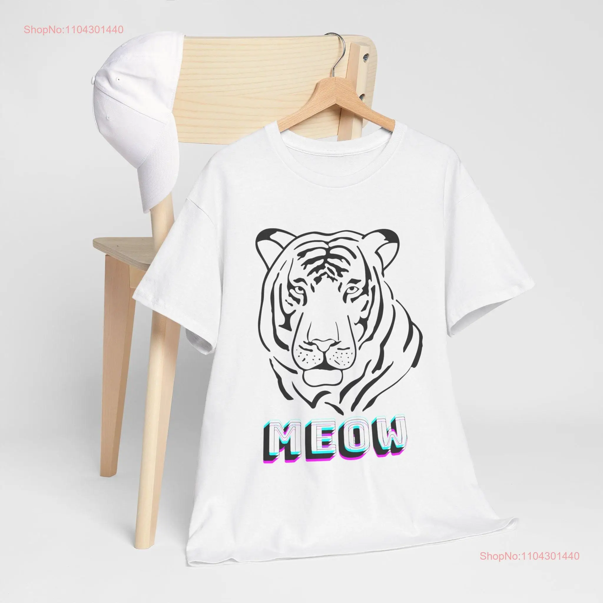 Футболка Tiger Birthday из плотного хлопка с длинными или короткими рукавами