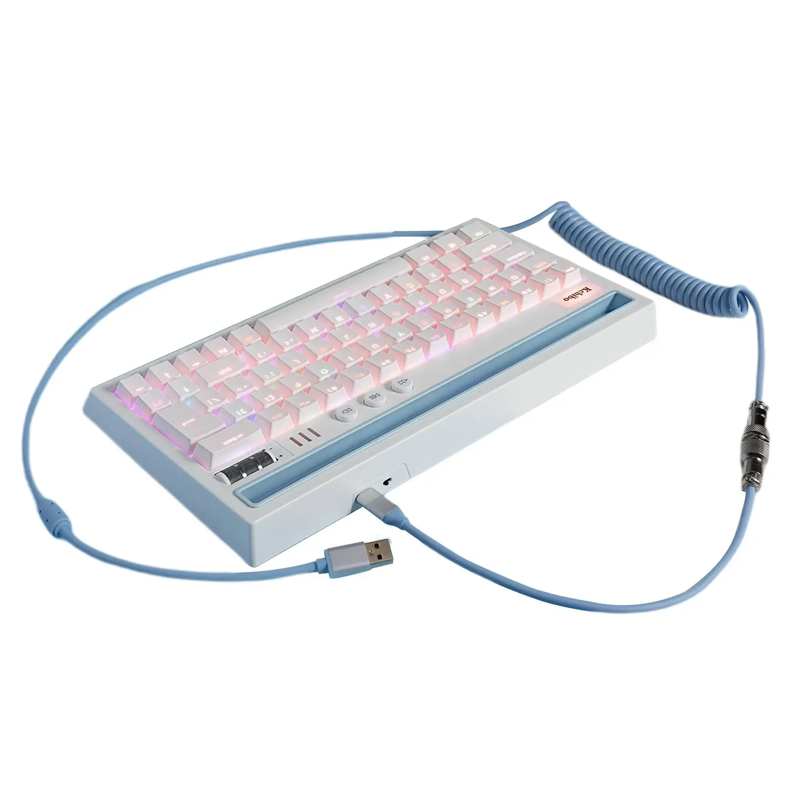 

60% Mechanical Keyboard RGB Backlight ,Engraving, Silent