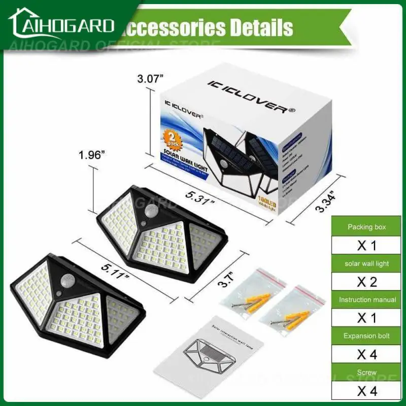 

Street Wall Lights High Bright Waterproof Solar Led Light Outdoor Energy Saving Led Solar Wall Lamp Garden Decoration Emergency