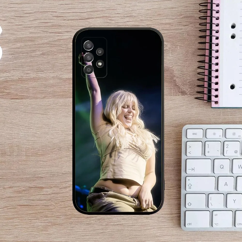 Чехол R-Renee Rapp Singer для телефона Samsung Galaxy A13 A21s A22 A31 A32 A52 A53 A71 A80 A91 мягкий черный