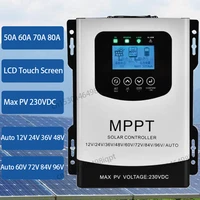 12v 24v 48v 60v 72 96v mppt solar charge controller 50a 60a pv solar panel regulator 230vdc for lifepo4 lithium gel battery