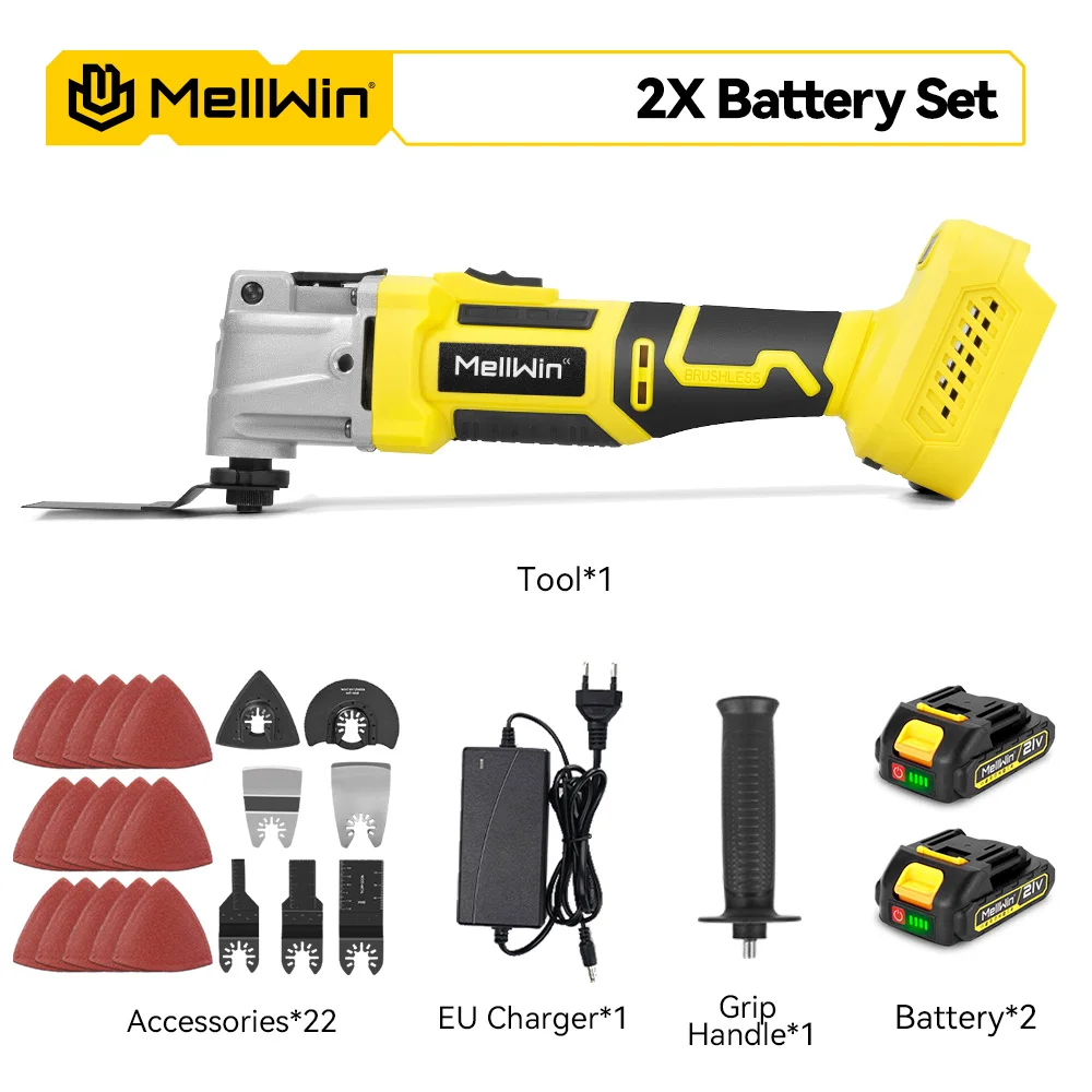 

MELLWIN бесщеточный осциллирующий инструмент 18В