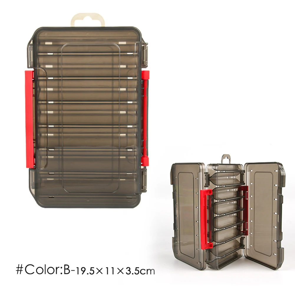 

Portable Double-Layer Color Luya Lure Box Folding Bait Tackle Box Organizer Storage Case Multi-Color Optional Pesca Iscas