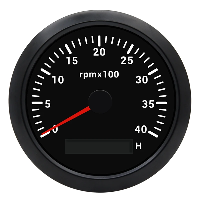 Тахометр с ЖК-дисплеем 85 мм 4000 об./мин. 12 В/24 В