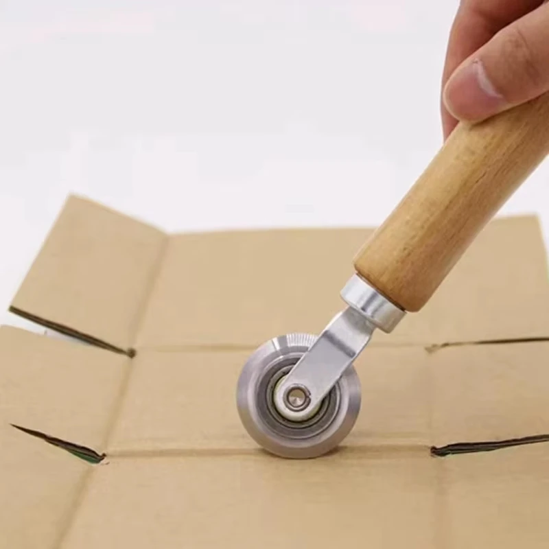 Фото 2 шт. 0,5 мм и 1,2 мм инструмент для отступов DIY коробка инструменты для изменения размера многофункциональная деревянная ручка машина для биговки ручной работы для бумаги №3
