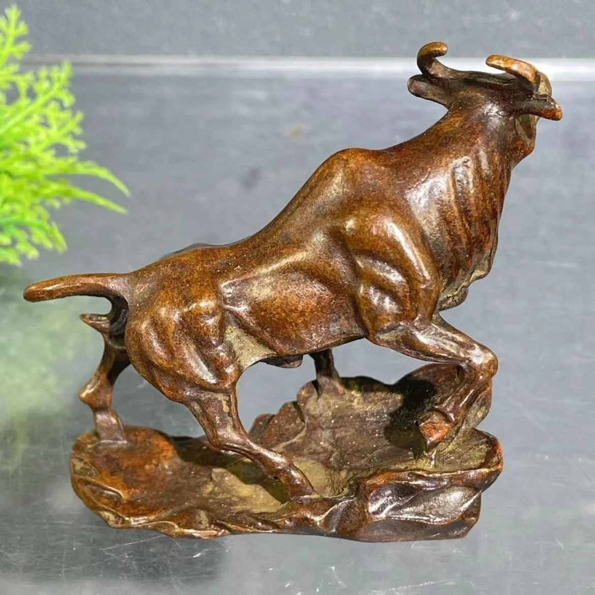 Медный Старый Бык богатство корова символ удачи фэн-шуй бык спирированный