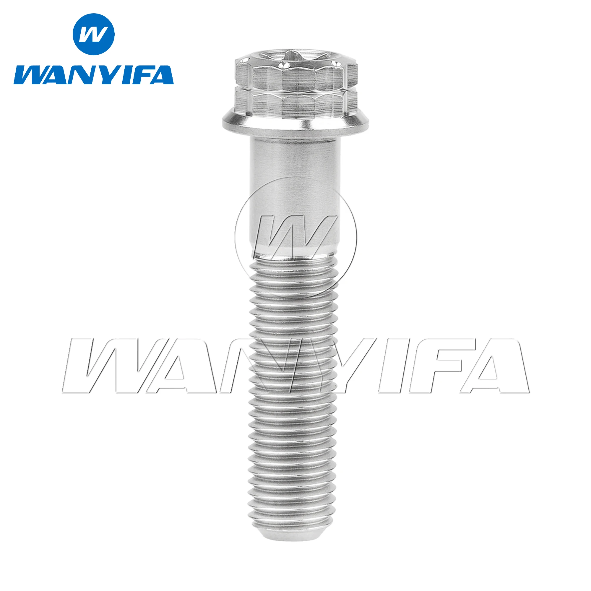 

Титановый болт Wanyifa M10x20 25 30 35 40 45 50 55 60 65 70 мм Фланец 12-точечная головка Torx с винтом с логотипом «W» для мотоцикла автомобиля
