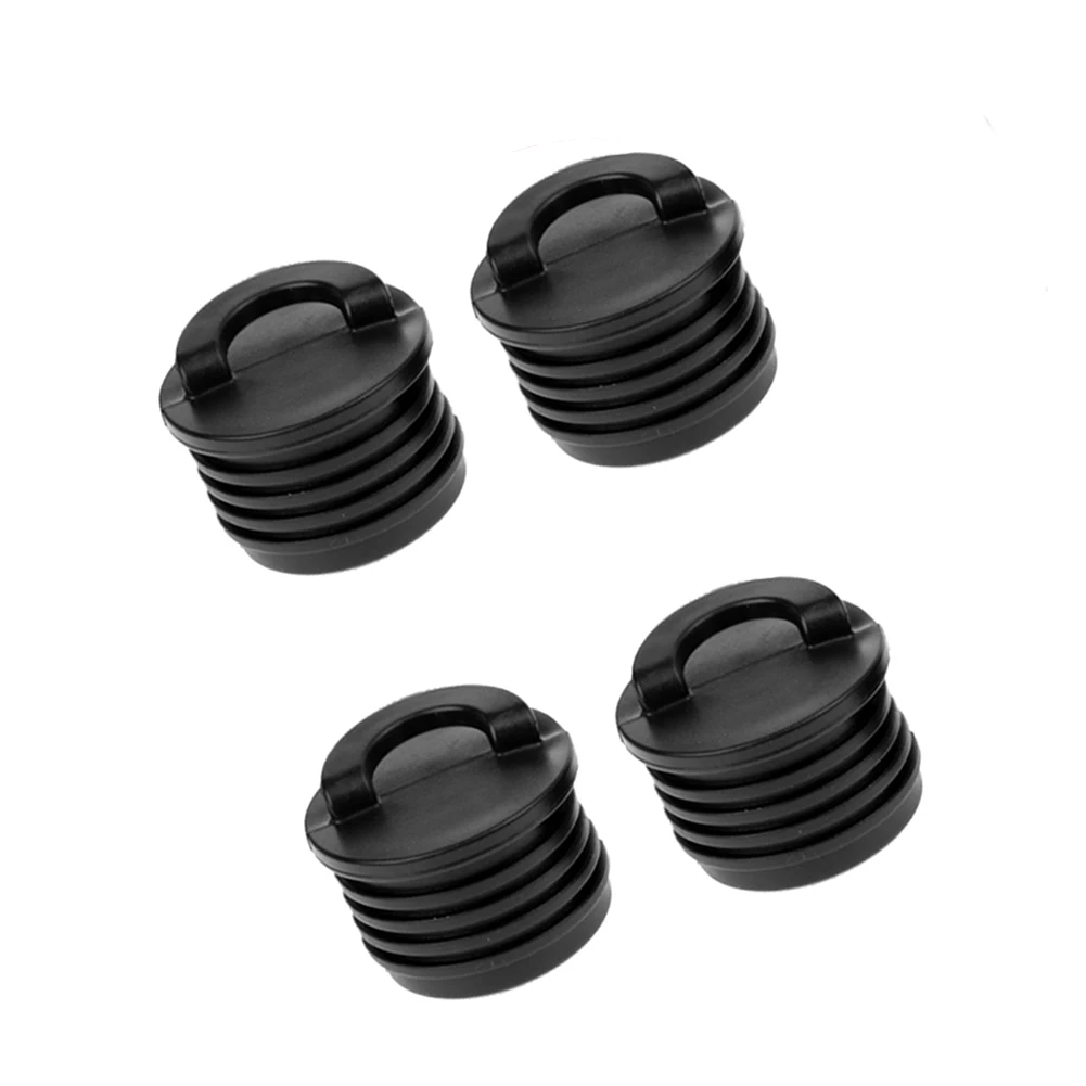 

10Pcs Black Kayak Boat Scupper Plugs Ocean Canoe Bungs Drain Holes Stopper Nylon Kayak Drain Plug Rowing Boats Accessories