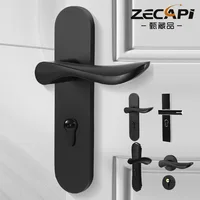 Bedroom Door Split Lock Thickened Mute Door Lock Indoor Wooden Door Aluminum Alloy Split Handle Lock Solid Handle Lock Door