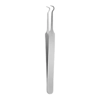 q1qd blemish blackhead comedone stainless steel blemish extractor tool for remove blackhead acne pimple bend curved tweeze