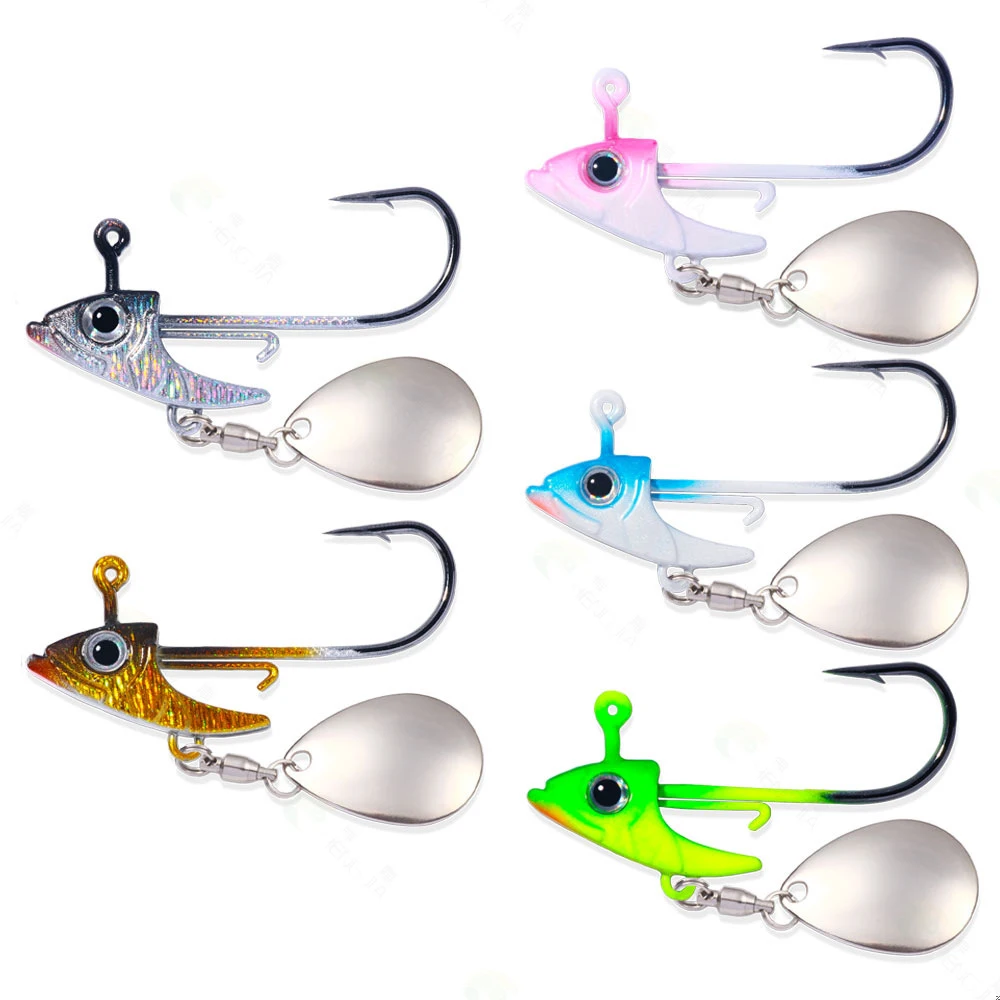 

5PC/Lot 7g 10g 15g Metal VIB Fishing Lures Mini Spoon Spinner Hard Bait Long Cast Bait for Bass Trout Pike Freshwater Saltwater