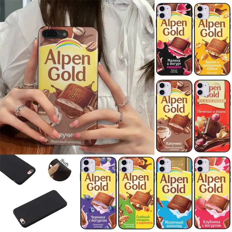 

Russian Chocolate Phone Case Fundas Shell Cover For Iphone 6 6s 7 8 Plus Xr X Xs 11 12 13 Mini Pro Max