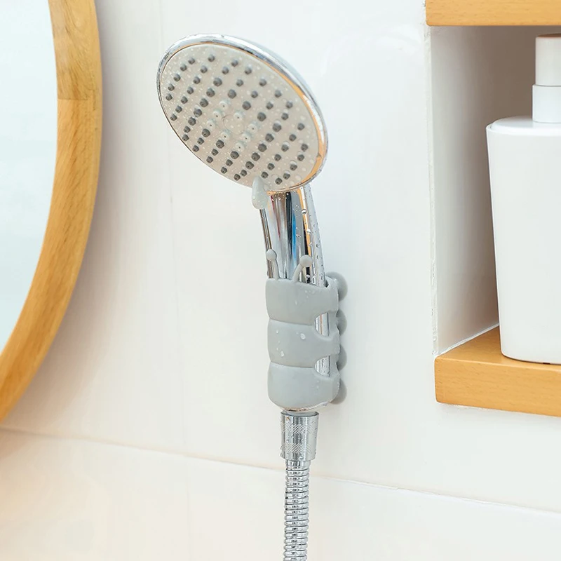 2 шт. кронштейны на присоске для душа силиконовые универсальные съемные