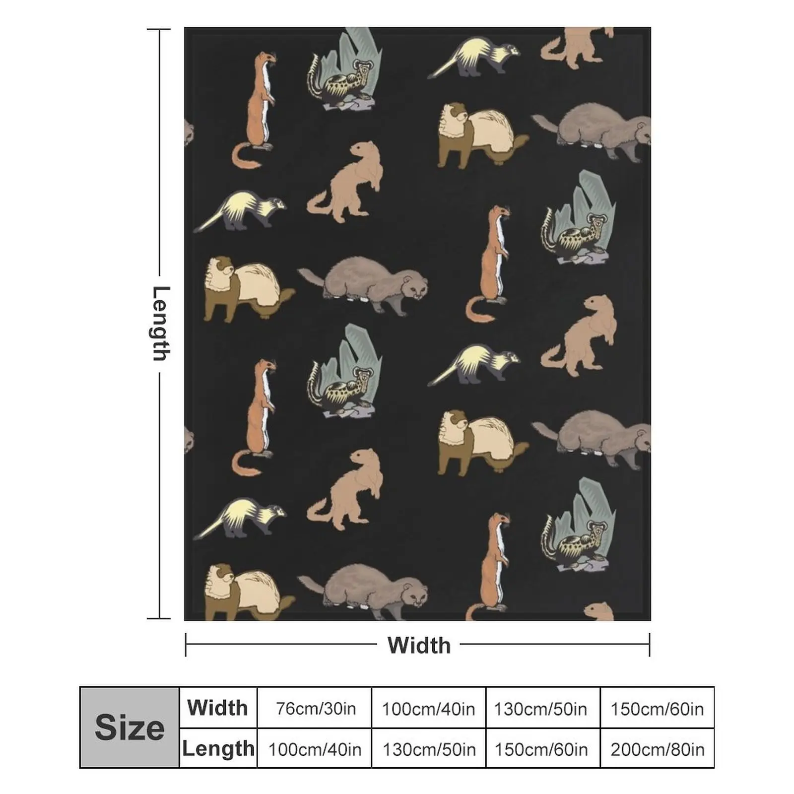 Подарки и товары для любителей хорьков-подарки владельца хорьков тонкое одеяло