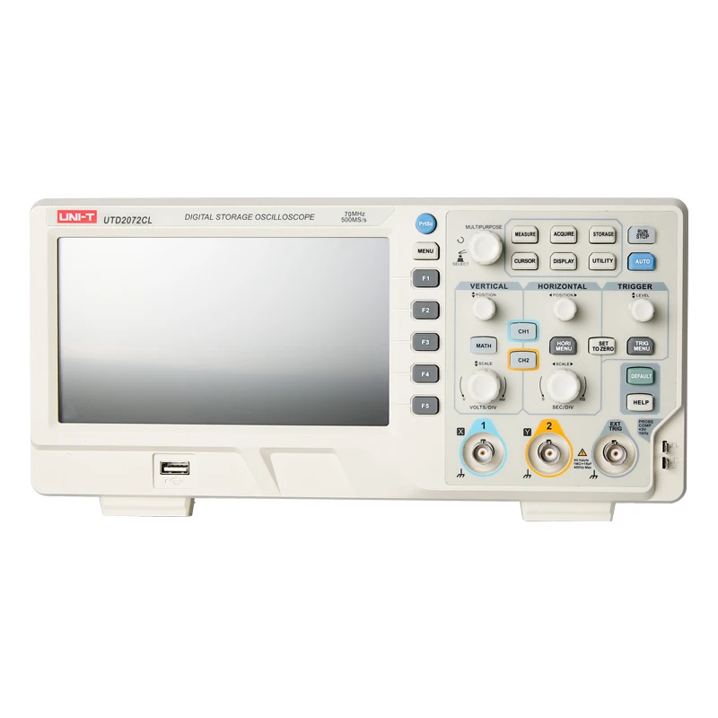 

UNI-T UTD2072CL Oscilloscope Dual-Channel Portable Digital Oscilloscope Handheld Oscilloscope for Electrical Measurement