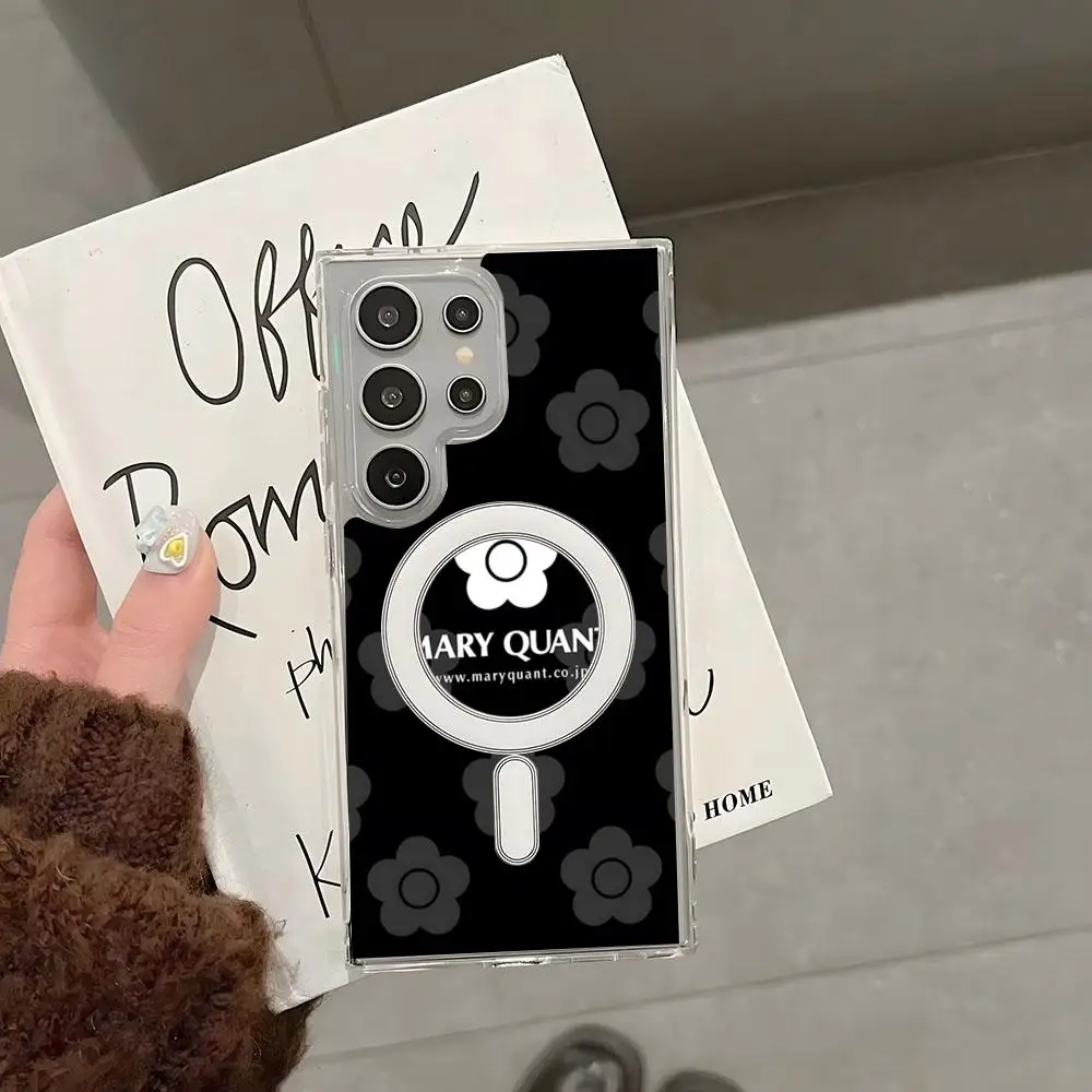 Модный чехол для телефона Mary Design Quants роскошный магнитный Magsafe Samsung S24 S23 S22 S21 Note10 Ultra