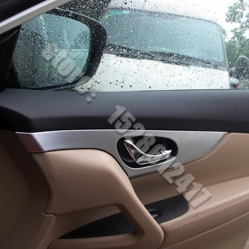 

ABS Car interior door bowl trim protective sticker trim For Nissan X-Trail t32 2014-2021 Car styling
