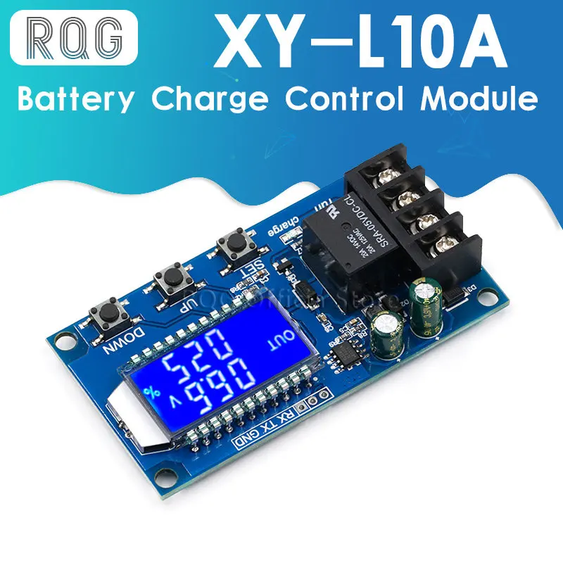 Модуль управления зарядом литиевой батареи 6-60 в 10 А плата защиты контроллера с