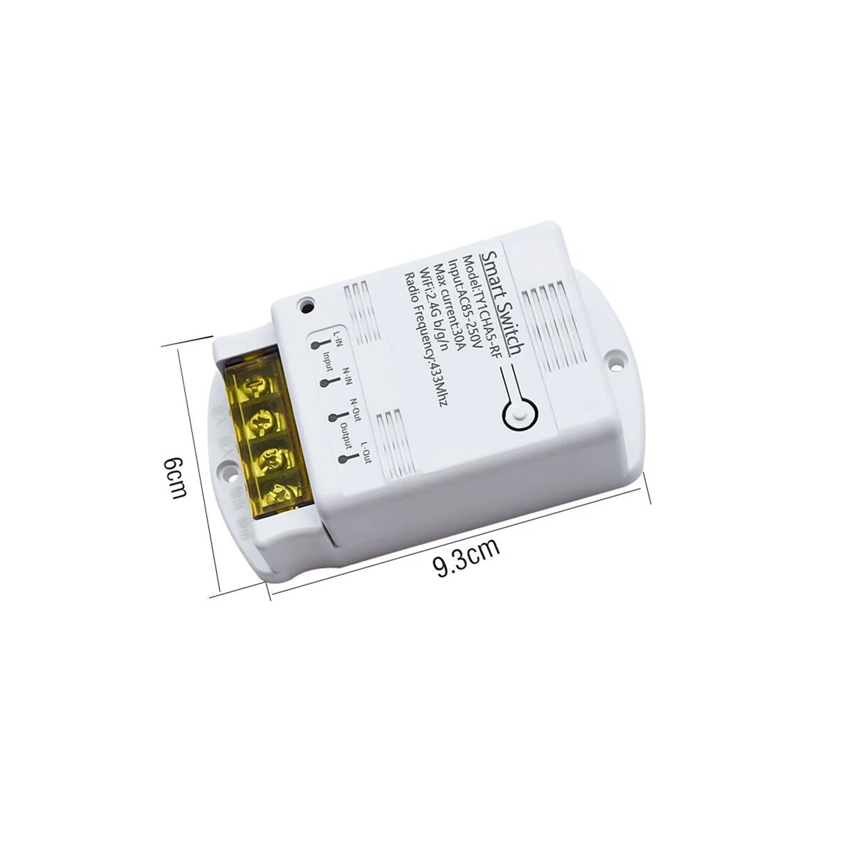 Смарт-переключатель Tuya Wi-Fi 30 А 85-250 В 433 МГц