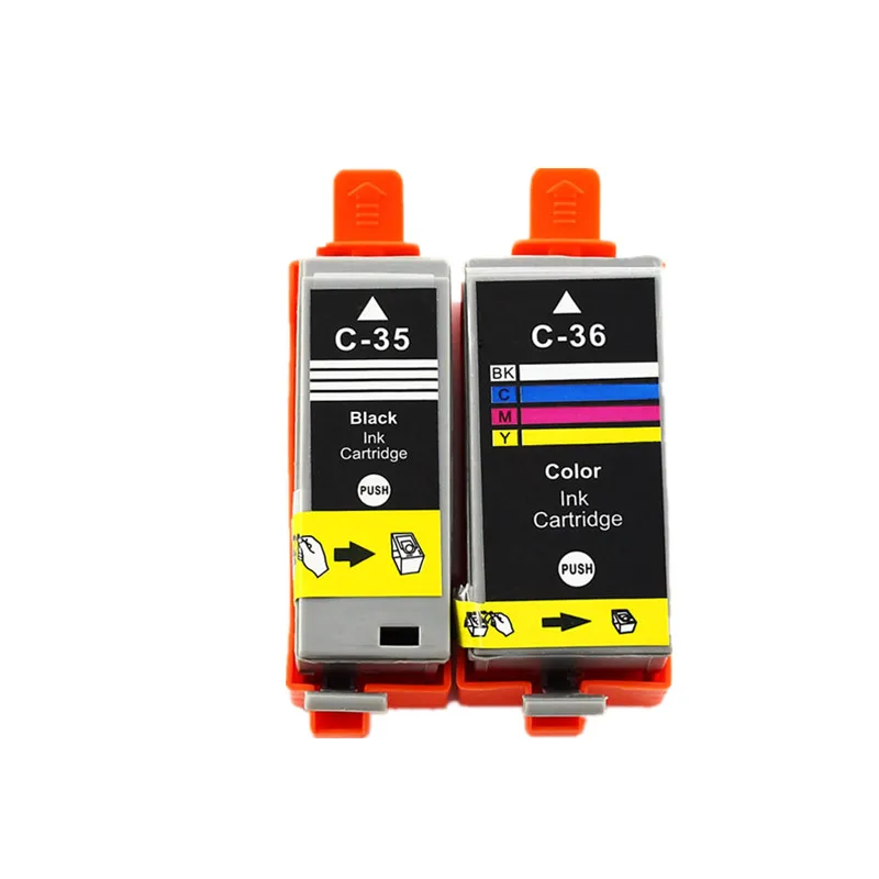 Чернильный картридж PGI35 CLI35 совместимый с 20 PK для Canon PIXMA IP100B/IP100/IP100