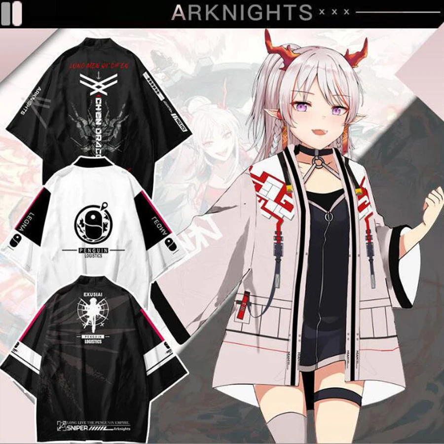 

Arknights Cosplay Costume Rhodes Island Texas Amiya Nian Chen Lappland Exusiai Talulah W Men women Kimono Cardigan Shirt