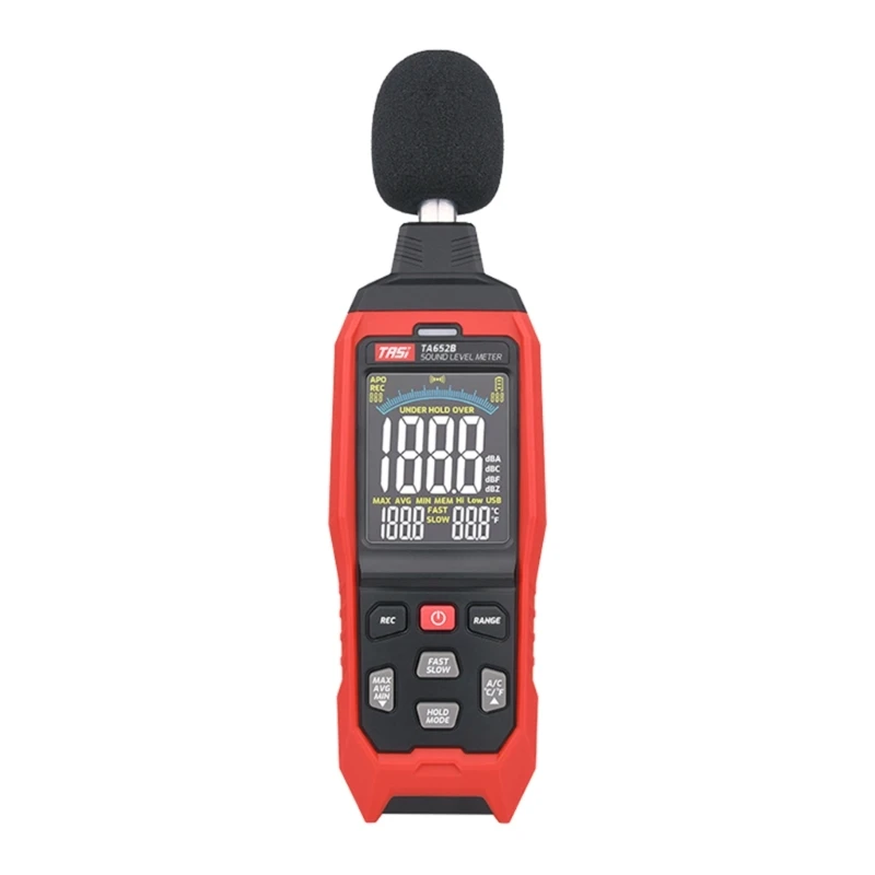 

TA652B Noise Monitors Test Industrial Sound Level Real time Data Displays G6KA