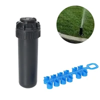 34 pop up sprinkler automatic rotating sprinkler garden irrigation lawn grass nozzle angle adjustable spray
