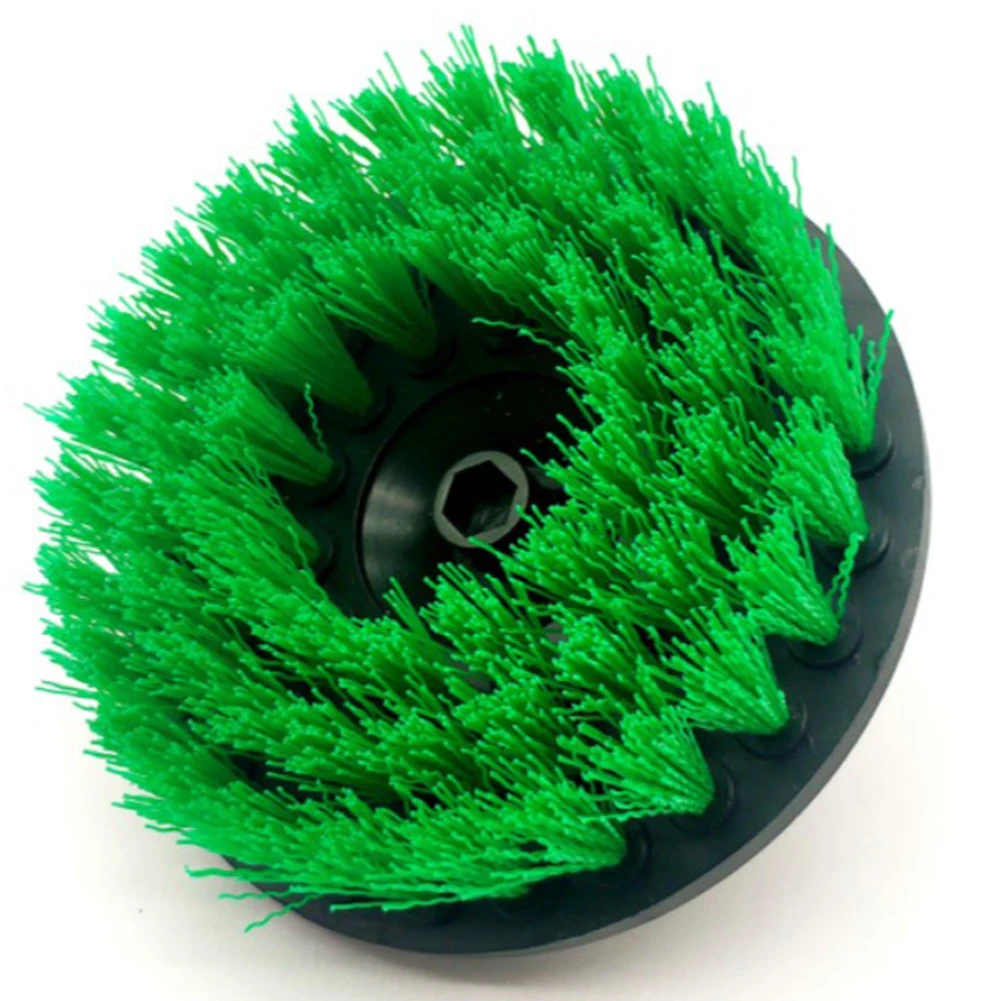 

5 Inch Drill Cleaning Brush Power Scrubber Stiff Scrub Brush Bit Pad Bathroom Tile For Cleaning Electric Drill Heads