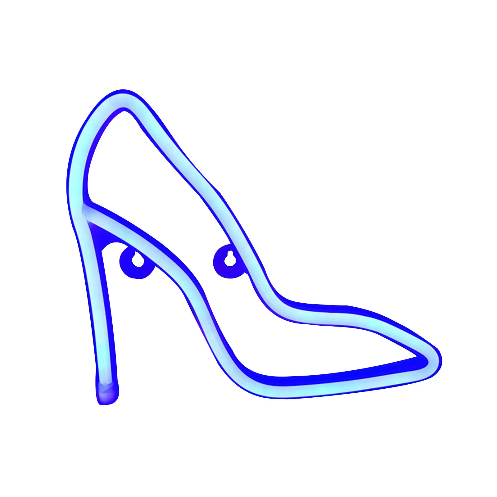 

Светодиодная неоновая вывеска на высоких каблуках, украшение для стен в спальню, подарок на день рождения, визуальное искусство, романтичес...