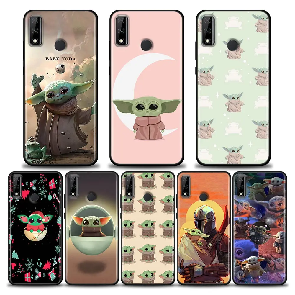 

For Huawei Mate 10 20 Lite 40 Pro Cases Soft TPU Cover Mandalorian Lovely Baby Yoda Phone Case For Huawei Y6 Y7 Y9 2019 Y8 Coque