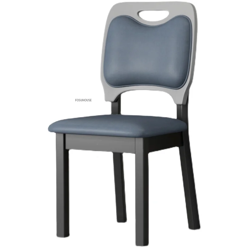 

Современное синее обеденное кресло, деревянная Ткань, дизайнерское нордическое кресло с высокой спинкой, современные черные ножки, аксессуары