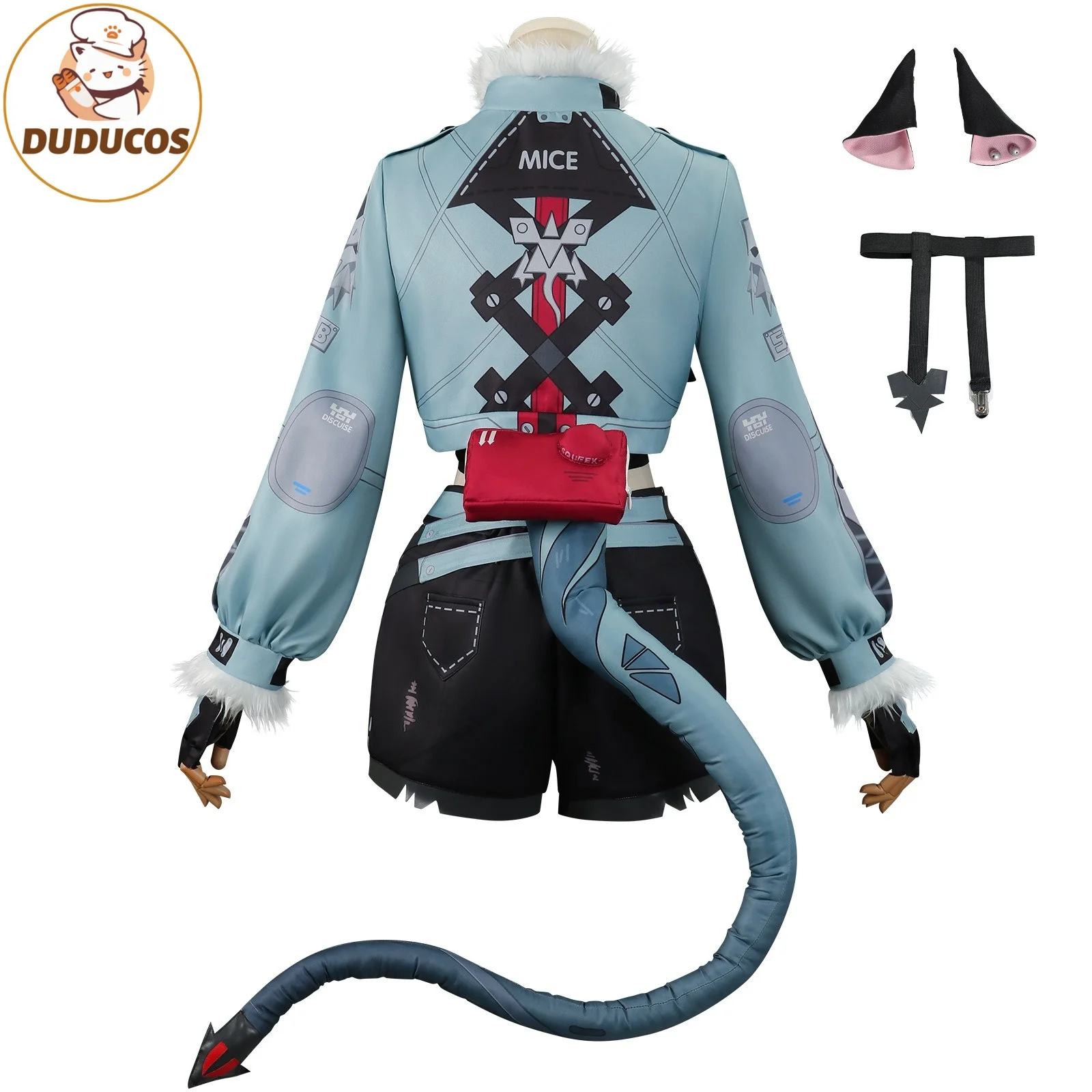 DUDU N Zenless Zone Zero Jane Doe Косплей Костюм Физический аромалетский агент Униформа