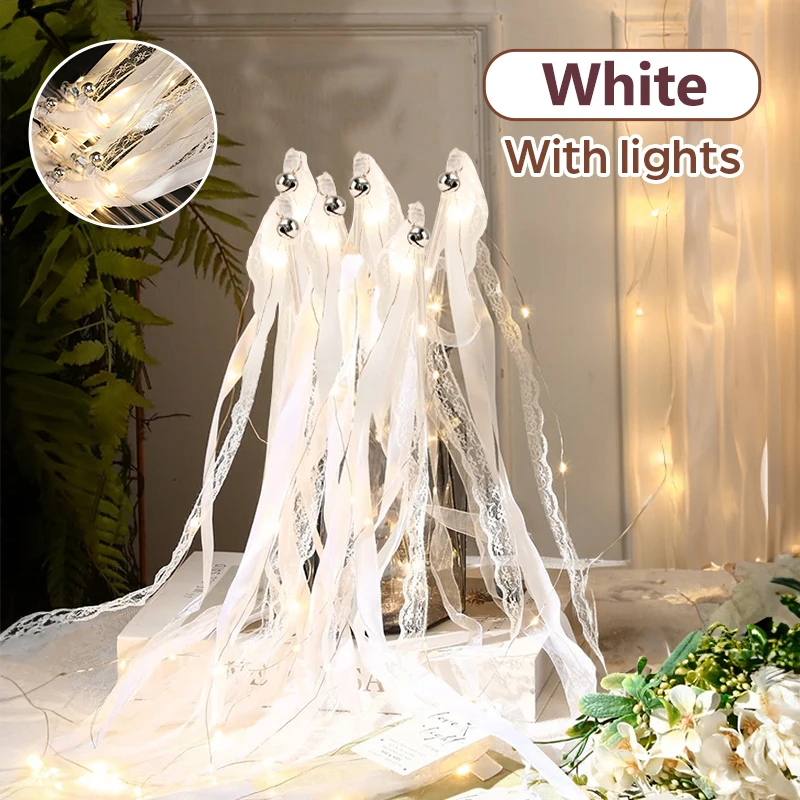 

Светящиеся ленточные палочки для праздника, 10/30/50/80 шт