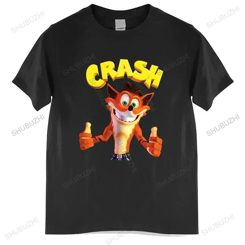 

Fashion brand t shirt mens Hipster Tops T Shirt Crash Bandicoot Best Quality Costum Tshirt unisex t-shirt teenagers cool tops