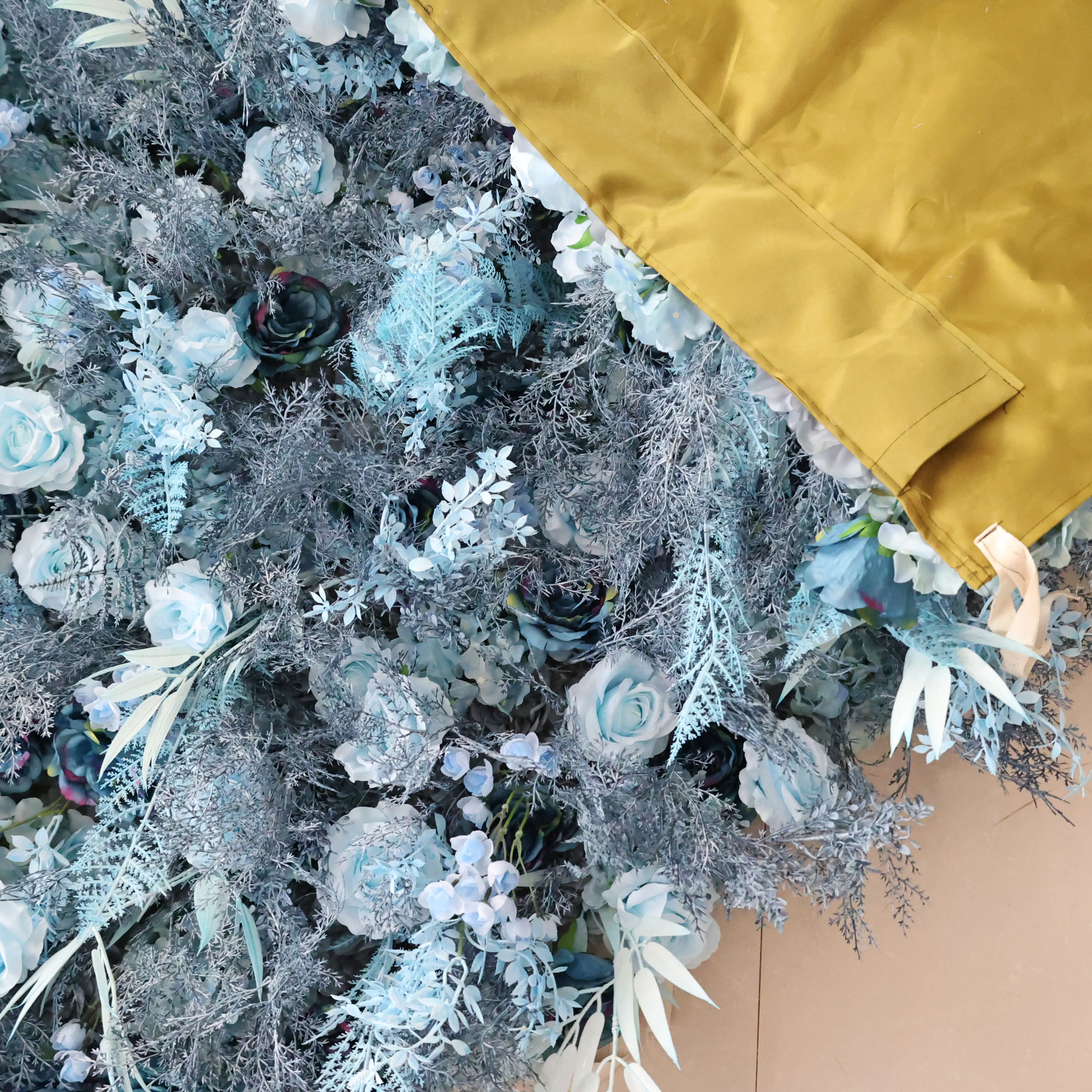 YuLiFlower Индивидуальные свадебные настенные украшения свертывающиеся 5D цветы