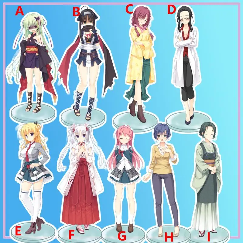 

Anime Stand Senren Banka Murasame Tomotake Yoshino Acrylic Figure Display Desktop Decoration 15cm